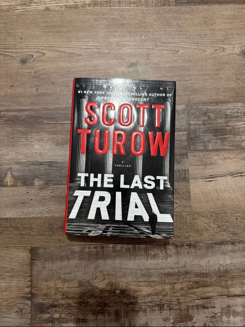 Scott Turow "The Last Trial" Hardcover - Black & Red Cover